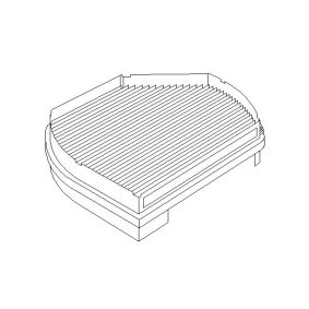 Filtro, ar do habitáculo CLASSE C MERCEDES-BENZ ac 2003 1 987 431 035 de BOSCH com desconto