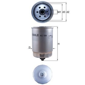 Filtro de combustível V70 VOLVO ac 1997 KC 104 de KNECHT com desconto