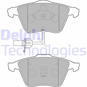 Jogo de pastilhas para travão de disco PASSAT VW ac 2005 LP1825 de DELPHI com desconto