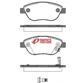 Jogo de pastilhas para travão de disco CORSA OPEL ac 2005 0859.21 de METZGER com desconto