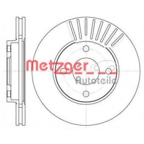 Disco de travão FOCUS FORD ac 2006 6575.10 de METZGER com desconto