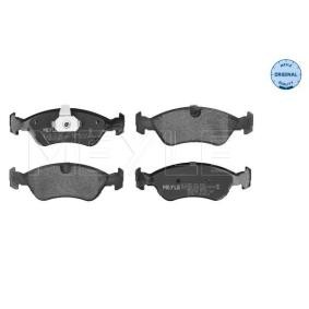 Jogo de pastilhas para travão de disco VECTRA OPEL ac 2007 025 218 6217 de MEYLE com desconto