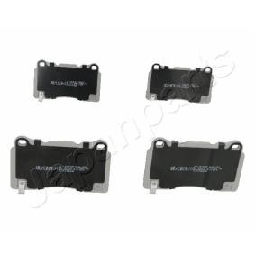 Jogo de pastilhas para travão de disco CIVIC HONDA ac 2012 PA-510AF de JAPANPARTS com desconto