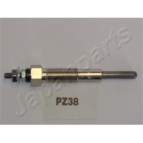 Vela de incandescência SPORTAGE KIA ac 2007 PZ38 de JAPANPARTS com desconto