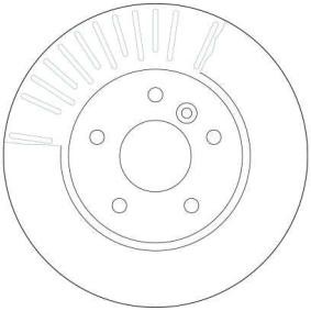 Disco de travão DISCOVERY LAND ROVER ac 2017 DF4194 de TRW com desconto