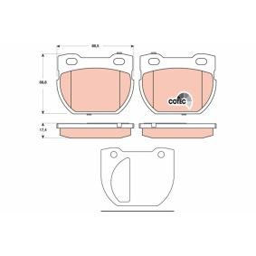 Jogo de pastilhas para travão de disco DEFENDER LAND ROVER ac 2015 GDB1666 de TRW com desconto