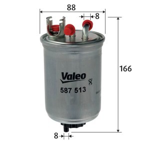Filtro de combustível TOLEDO SEAT ac 2004 587513 de VALEO com desconto