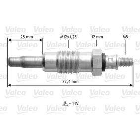 Vela de incandescência ESCORT FORD ac 1991 345119 de VALEO com desconto