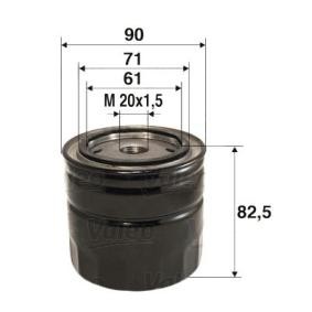 Filtro de óleo COLT MITSUBISHI ac 2013 586016 de VALEO com desconto
