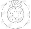Disco de travão CLASSE B MERCEDES-BENZ ac 2018 562314J de JURID com desconto