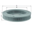 Filtro de ar 80 AUDI ac 1991 LX 431 de KNECHT com desconto
