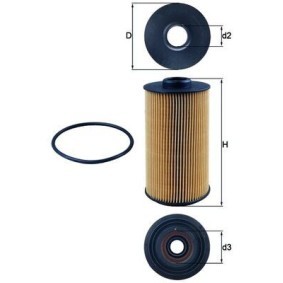 Filtro de óleo 5 Série BMW ac 2010 OX 152/1D de KNECHT com desconto