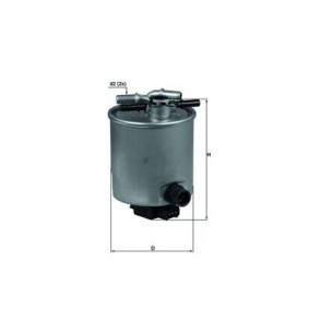 Filtro de combustível QASHQAI NISSAN ac 2008 KL 440/14 de KNECHT com desconto