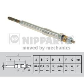 Vela de incandescência V50 VOLVO ac 2011 N5718004 de NIPPARTS com desconto