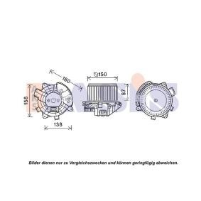 Motor eléctrico, ventilador do habitáculo CHRYSLER 870446N de AKS DASIS 77365027 comprar baixo custo