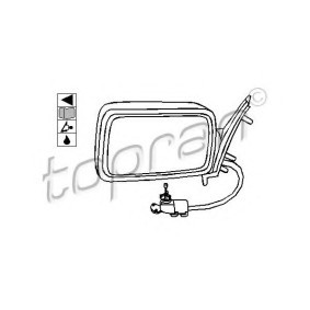 Espelho Retrovisor 103 153 de TOPRAN de qualidade OEM