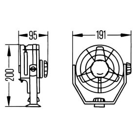 HELLA 8EV 003 361-001 Ventilador do habitáculo rever