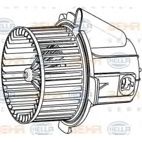 Ventilador do habitáculo PEUGEOT 8EW 009 157-541 de HELLA 6441 S6, 6441.S6 comprar baixo custo