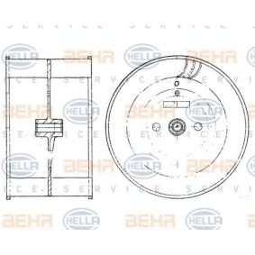Ventilador do Habitáculo 8EW 009 160-131 de HELLA de qualidade OEM