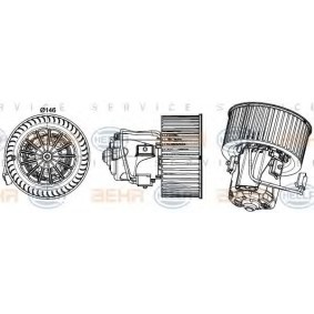 Ventilador do habitáculo ALPINA 8EW 351 043-261 de HELLA 9 194 590, 9 200 935 comprar baixo custo