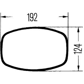 HELLA 8SB 002 407-001 Retrovisor exterior alterar