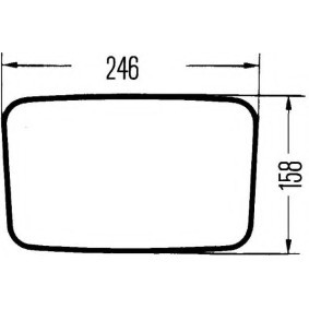 HELLA 8SB 002 995-001 Retrovisor exterior rever