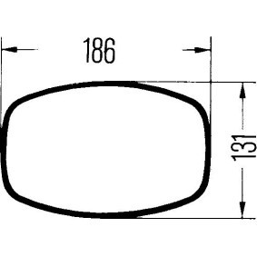 HELLA 8SB 002 997-001 Retrovisor exterior rever