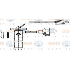 Válvula de Expansão 8UW 351 235-001 de HELLA de qualidade OEM
