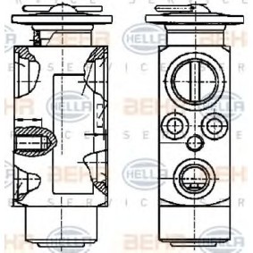 Válvula de Expansão 8UW 351 239-011 de HELLA de qualidade OEM
