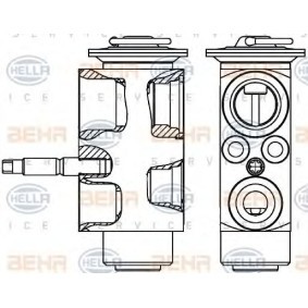 Válvula de Expansão 8UW 351 239-601 de HELLA de qualidade OEM