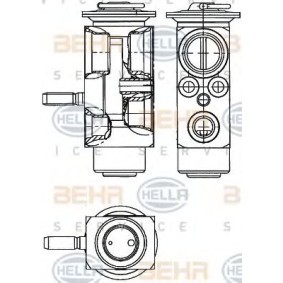 Válvula de Expansão 8UW 351 239-611 de HELLA de qualidade OEM