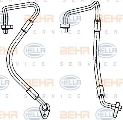 HELLA 9GS 351 338-571 Conduta de alta pressão, ar condicionado experiência de atendimento ao cliente