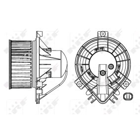 Ventilador do habitáculo MINI 34159 de NRF 64111497537, 67326935372 comprar baixo custo