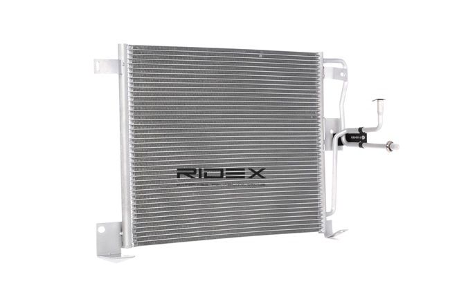 Kondensator, Klimaanlage RIDEX 448C0227 für JEEP 55036473, 55115864, 56005016 Autos günstiger kaufen.